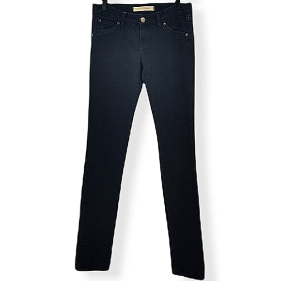 Agave Nectar La Delgada Slim Fit Cigarette Cut Blackout Supima Flex Jean Size 27 - Picture 2 of 9